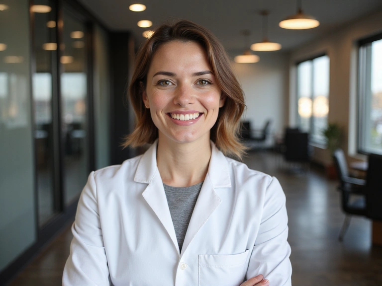 Dra. Elena Rodríguez, nutricionista, sonriendo